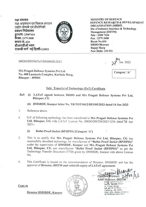 DRDO BPJ Level 5 Licence