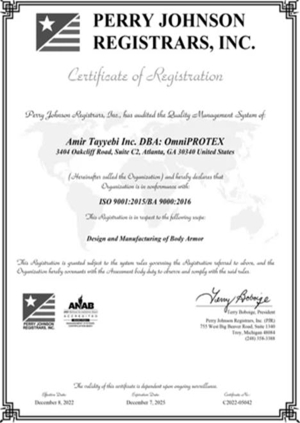 BA9000 USA Certification